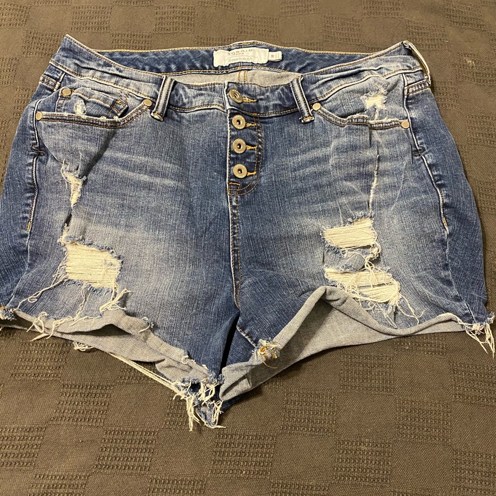 Torrid Jean shorts.